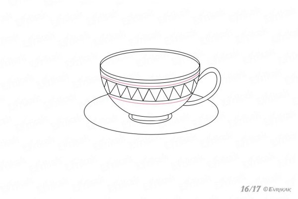 Набросок чашки