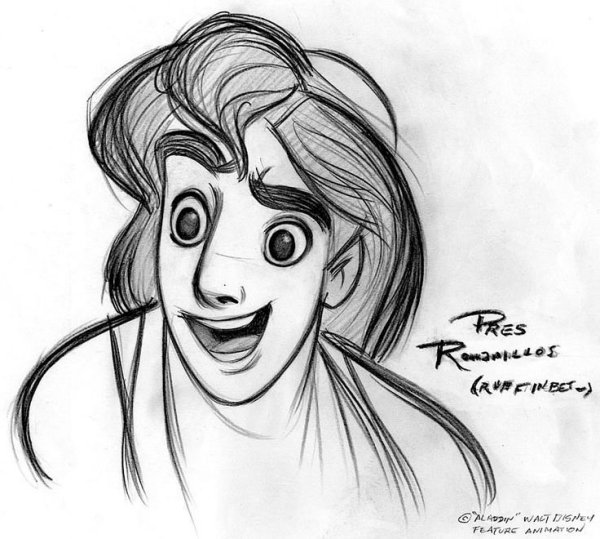 Рисунки Диснеевских персонажей