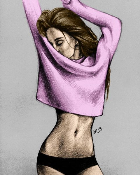 Рисование талии