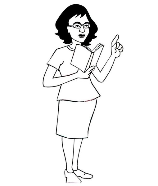 Раскраска. В детском саду