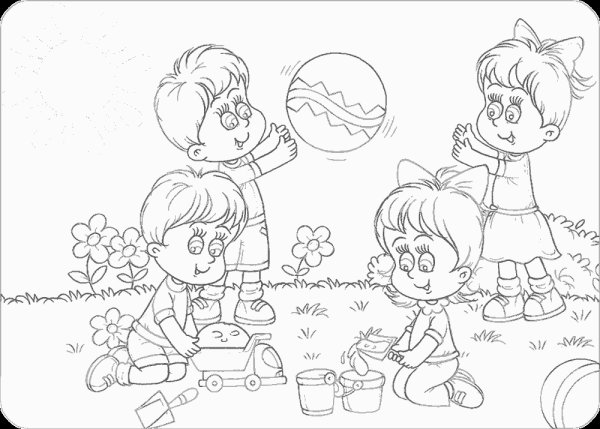 Раскраски профессии воспитатель