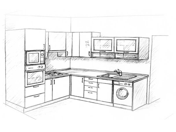 Кухня рисунок