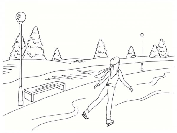 Каток карандашом