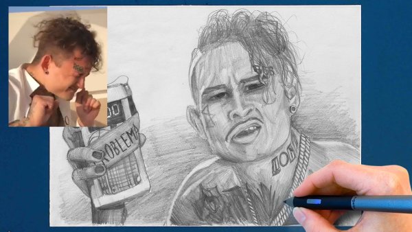 Портрет Моргена карандашом