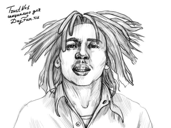 Рисунки растаманов карандашом