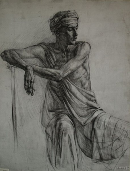 Гипсовая голова Давида Микеланджело