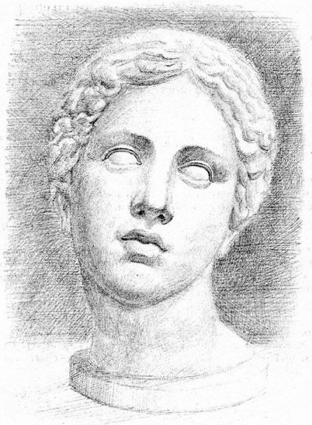 Скульптура Мирона дискобол рисунок