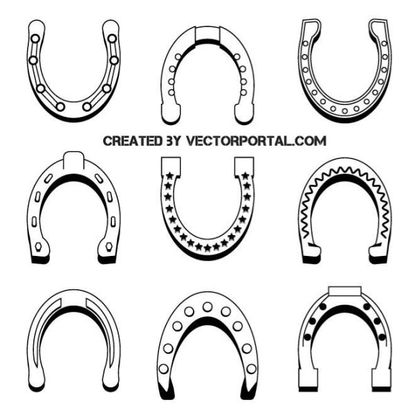 Графическое изображение подковы
