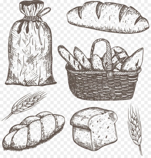 Рисование хлебобулочные изделия