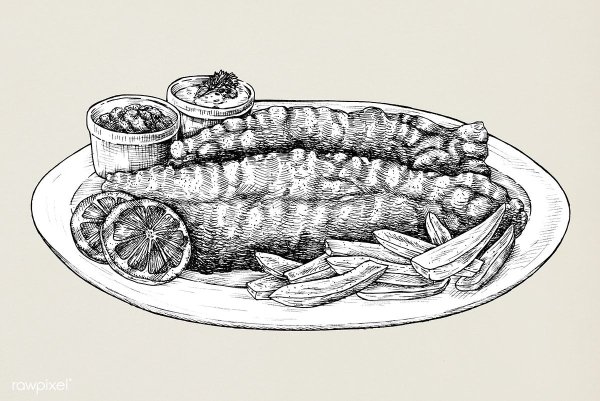 Блюдо рисунок