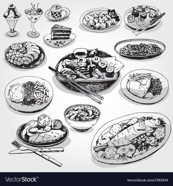 Векторные изображения меню