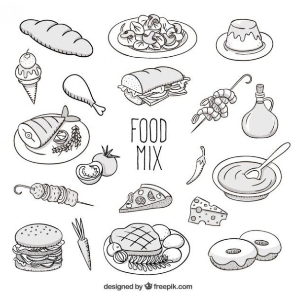 Еда Графика