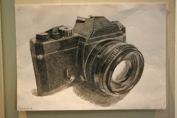 Фотоаппарат набросок