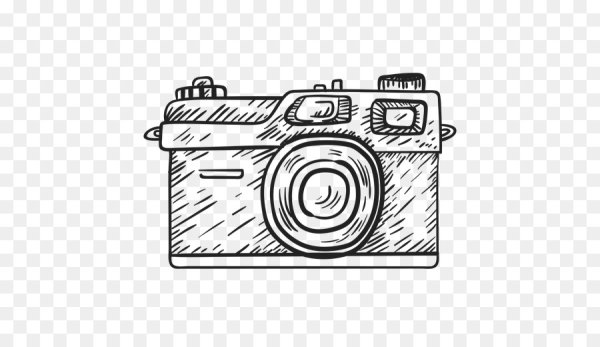 Фотоаппарат скетч