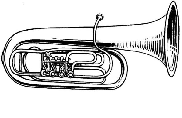 Духовые музыкальные инструменты раскраска