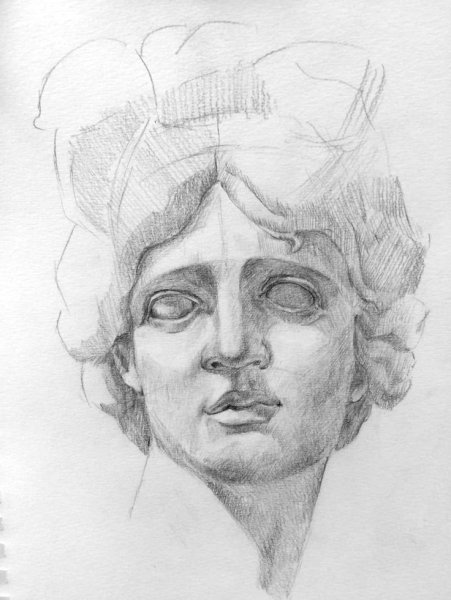 Иванов голова Аполлона Бельведерского