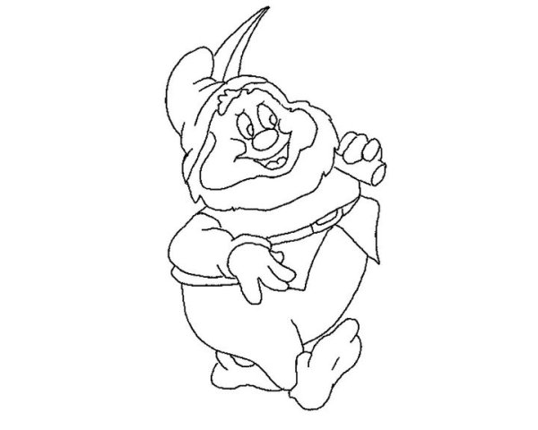 Злой Гном раскраска