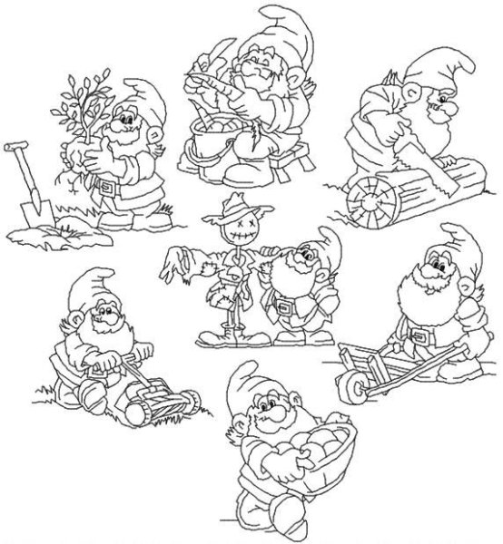 Гном рисунок