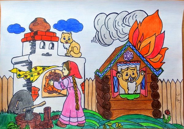 Три поросенка раскраска