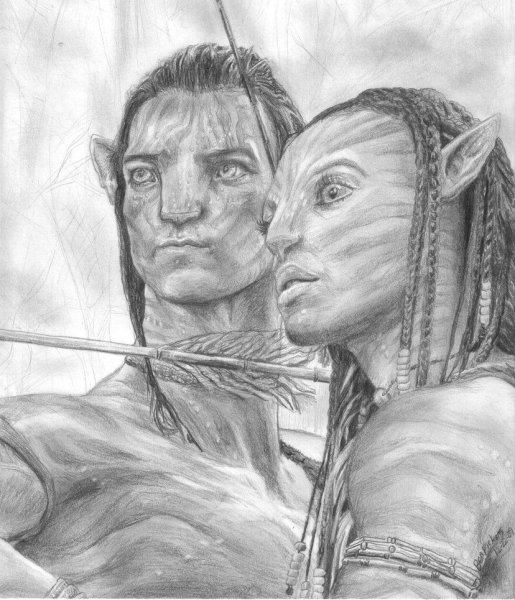 Набросок аватар фильм