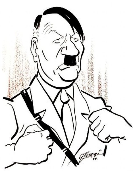 Портреты нарисованные Адольфом Гитлером