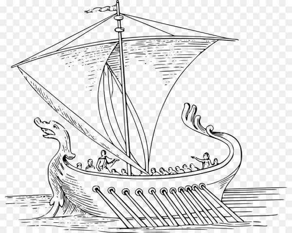Корабль викингов раскраска