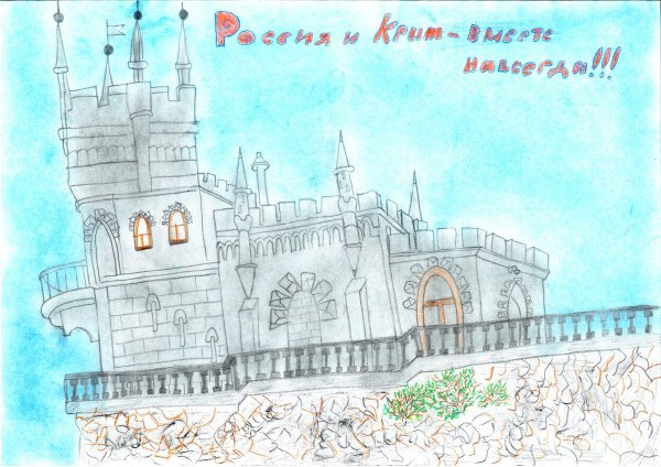 Чертежи замка Ласточкино гнездо в Крыму