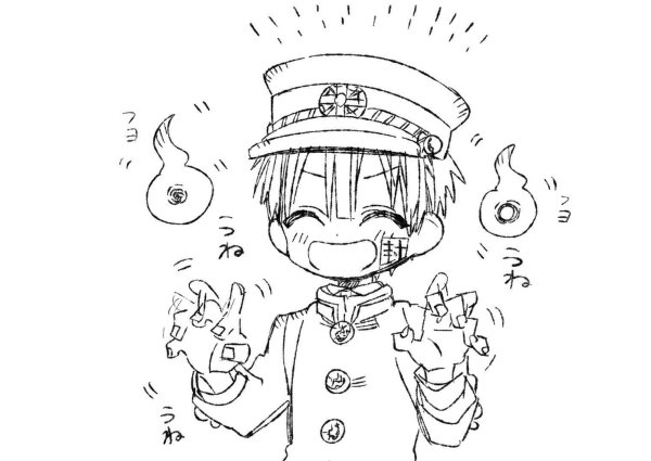 Аниме раскраска Хонако