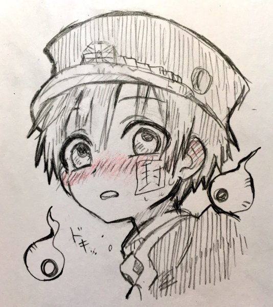 Арт Ханако кун скетч