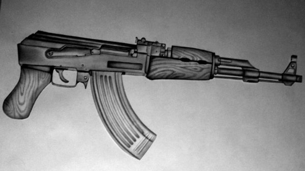 AK-103 автомат чертеж