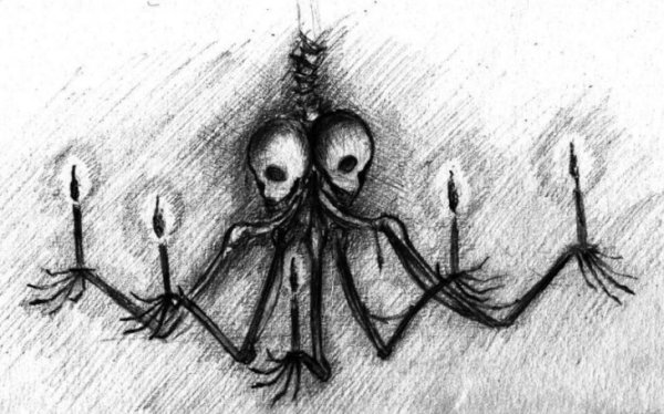 Страшные рисунки для срисовки