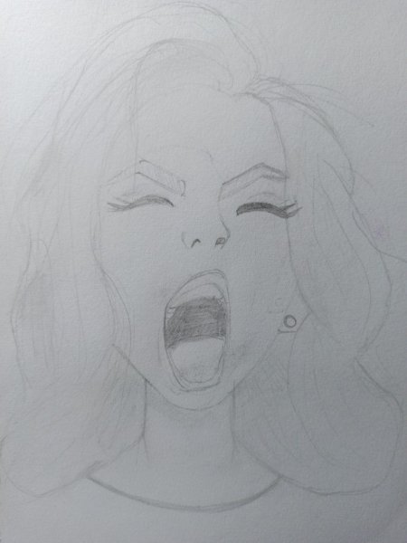 Девушка в трусах рисунок