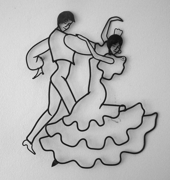 Танец рисунок карандашом