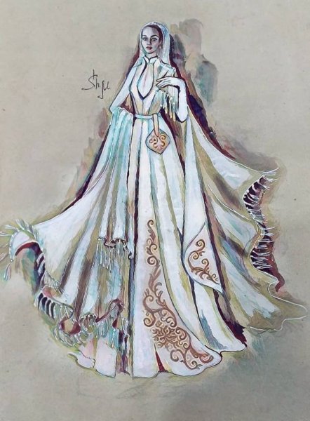 Горянка рисунок