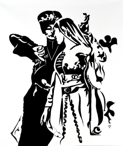 Горянка рисунок