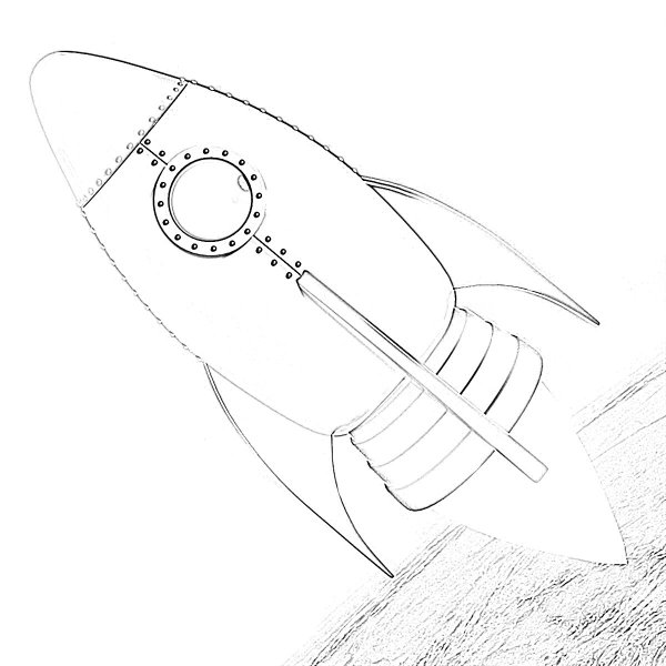 Зарисовки космического корабля