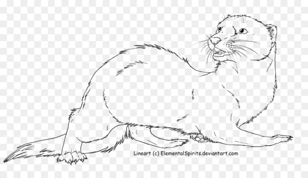 Газель раскраска сбоку