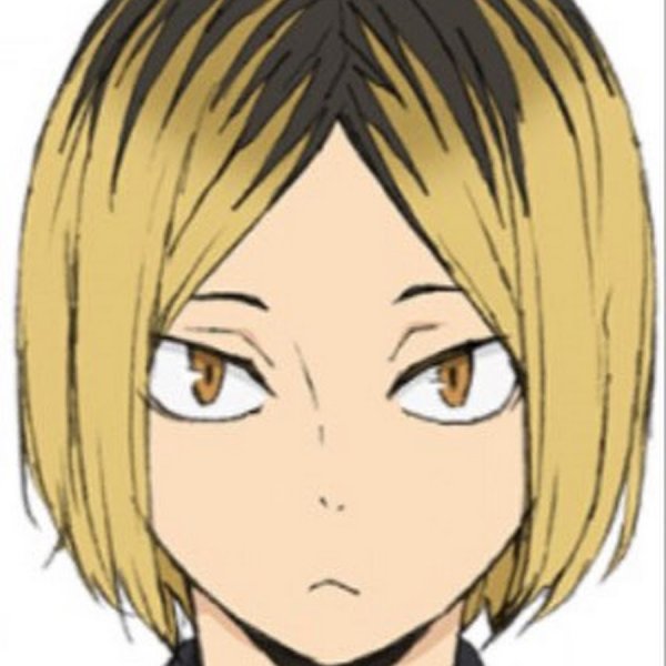 Кенма в полный рост чб