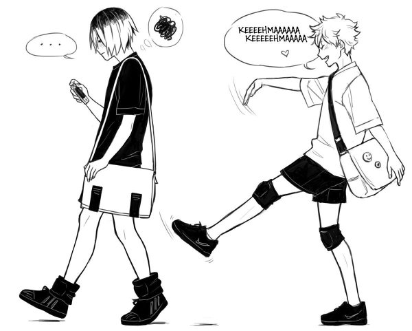 Манга волейбол Кенма