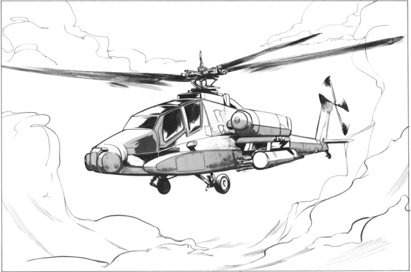 Эскиз вертолета