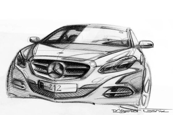 Mercedes-Benz e-class 2022 скетч