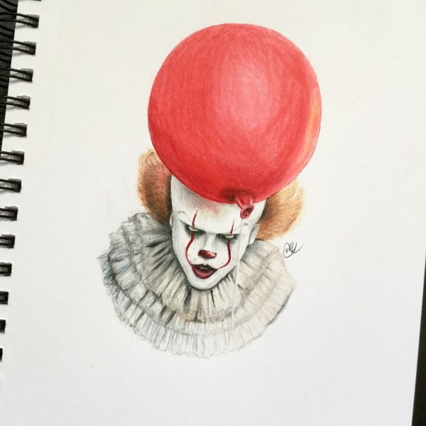 Клоун ПЕННИВАЙЗ карандашом