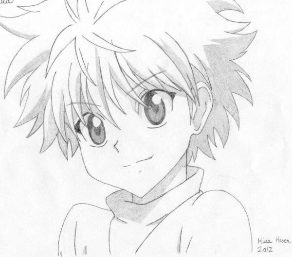 Киллуа для срисовки