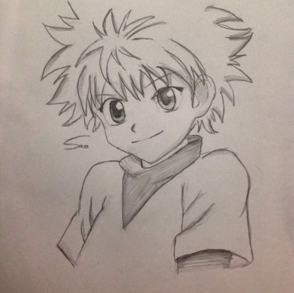 Аниме рисунки Киллуа