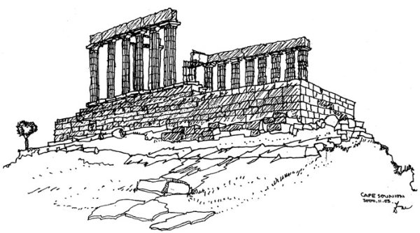 Греция рисунок