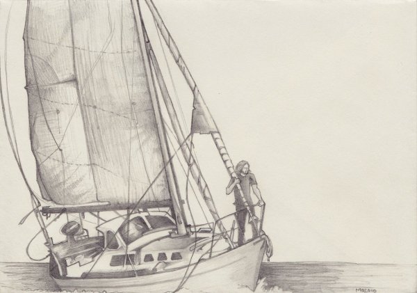 Парус раскраска