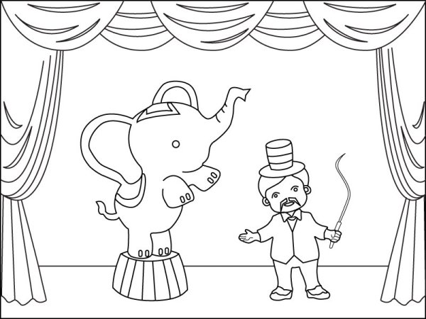 Цирк рисунок
