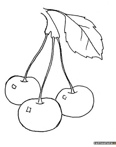 Земляника раскраска