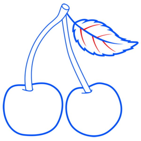 Клубника зарисовка