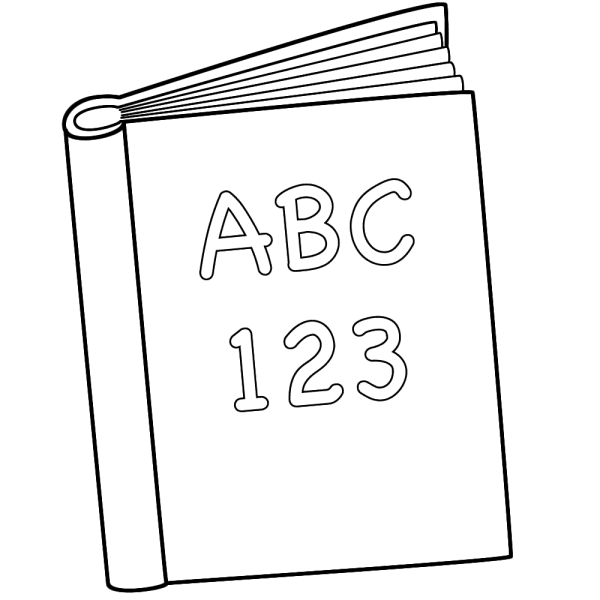 Раскраска "книга"